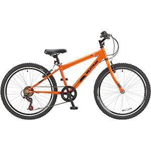 Wildtrak - Bicicletta 24 per Bambini da 8 a 10 anni con freni regolabili - Arancione