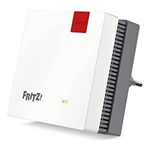 AVM FRITZ!Repeater 1200 Edition International, Ripetitore - Wi-Fi extender Dual Band con 866 Mbit/s (5 GHz) & 400 Mbit/s (2,4 GHz), Mesh, Access Point, 1x Gigabit LAN, Interfaccia in italiano