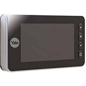 Yale Spioncino elettronico Autoimaging 45-5800-1443-00-60-01 Argento, cattura immagini/video, campanello integrato, visualizzazione dal vivo, rilevamento del movimento