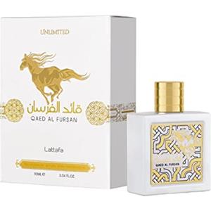 Lattafa Qaed Al Fursan Unlimited Eau de Parfum di Lattafa White Edition, profumo orientale, per uomo e donna