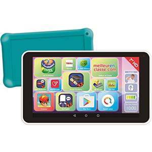 Lexibook LexiTab 7 Tablet per Bambini con App educative, Giochi e Controllo parentali - Custodia Protettiva Inclusa - Android, Wi-Fi, Bluetooth, Google Play, Youtube, Bianca/Verde, MFC148FR