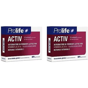 Prolife Activ - Integratore con 25 Miliardi di Probiotici (Fermenti Lattici Vivi) per Dose - 40 gr