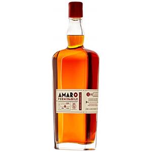 FORMIDABILE Amaro Formidabile - 700 ml: elisir amaricante finissimo preparato artigianalmente con piante aromatiche ed officinali. Solo ingredienti naturali - 32,5% ABV.