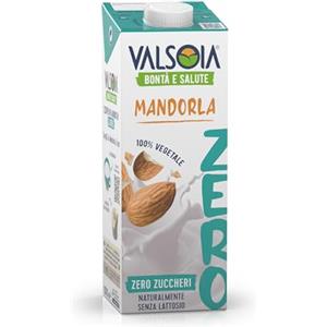 Valsoia, Liquido, Bevanda Mandorla gluten free, Zero Zuccheri, 1L