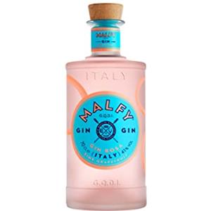 Malfy Gin Rosa - 700 ml - Premium Gin Italiano - Agrumato e intenso - 9 Botaniche con infusione di Pompelmo Rosa della Sicilia - 41% Vol - G.Q.D.I.