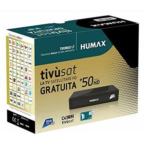 Humax Ricevitore digitale satellitare TIVUSAT TIVUMAX LT HD-3801S2