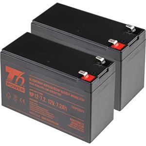 T6 Power Set di batterie T6 Power per APC Back-UPS 1400, VRLA, 12 V