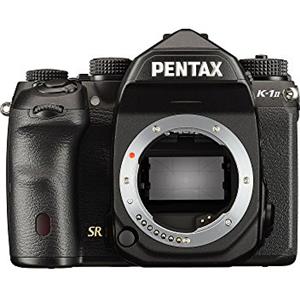 Pentax K-1 MarkII Body Fotocamera, Sensore CMOS Full-Frame Stabilizzato da 36.4 MP senza Filtro AA, Nero