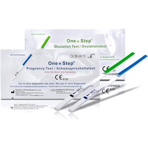 One+Step ONE STEP 40 x Test di ovulazione ultrasensibili (20mIU/ml) + 10 x Test di Gravidanza ultrasensibili 10 mIU/ml