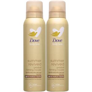 Dove Body Love Summer Revived Medio-Dark Autoabbronzante, per pelli abbronzate medio-scure, 6 x 150 ml - Confezione benefica