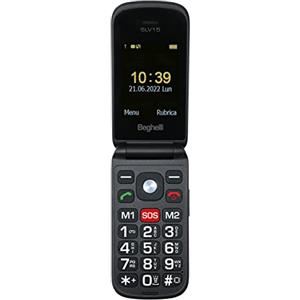 Beghelli Telefono Cellulare SLV15 nero