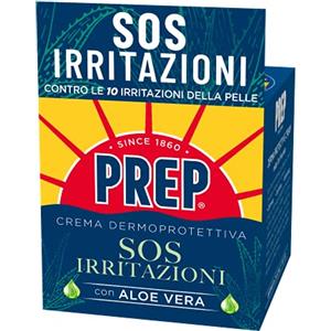 Prep, Crema dermoprotettiva SOS Irritazioni, Crema per Irritazioni, Crema Idratante e Lenitiva, per Tutti i Tipi di Pelle, 75 ml