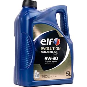 Elf Olio lubrificante per motori Evolution Full-Tech FE 5W-30 5 litri