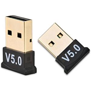 Xingdianfu Adattatore Bluetooth 5.0 USB, USB Dongle Bluetooth Dongle Trasmettitore e Ricevitore per Windows 10/8.1/8/7