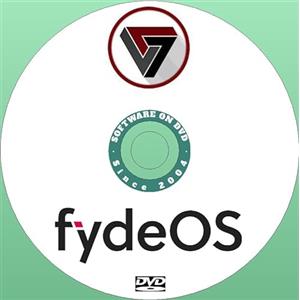 Software on DVD Ultima nuova versione del sistema operativo Android Fyde OS per PC su DVD