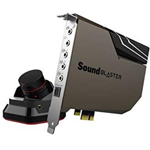 Creative Sound Blaster AE-7 - Scheda audio DAC/amplificatore PCI-e ad alta risoluzione con biamplificatore per cuffie Xamp Discreet e modulo di controllo audio grigio/nero