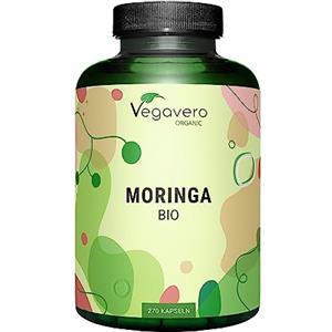 Vegavero MORINGA OLEIFERA capsule Vegavero® | 100% BIO | 600 mg | 270 capsule | Vegan