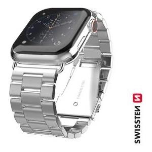 Swissten Metal band for apple watch 42-44 mm silver