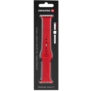 Swissten Silicone band for apple watch 38-40 mm red