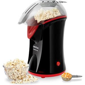 Cecotec Macchina per Popcorn Elettrica Fun&Taste P'Corn, 1200 W, Convezione, Popcorn Pronti in 2 Minuti, Include Cucchiaio Dosatore, Facile da Pulire, Protezione contro il Surriscaldamento