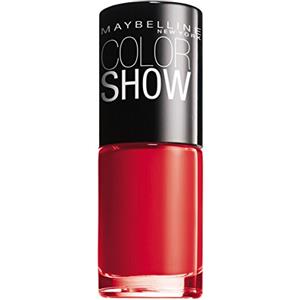 Maybelline New York Color Show Smalto Asciugatura Rapida, 349 Power Red - [confezione da 3]