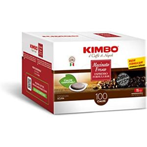 Kimbo Cialde Caffè Compostabili ESE - 100 Cialde - Macinato Fresco
