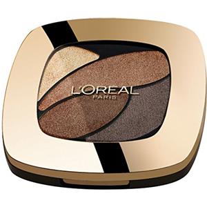 L'Oréal Paris Color Riche Quad Palette Ombretti Smoky Eyes, E3 Forever Bronze
