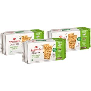 CAIYA 3X Doria Semplicissimi Vegan Crackers di Grano Saraceno e Semi di Chia Fonte di Fibre 245g [3 Confezioni]