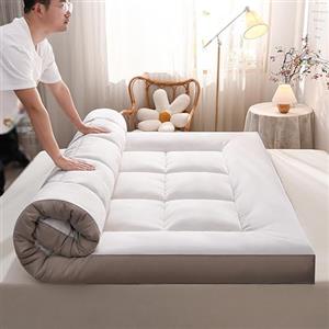 GOBPKIL Materasso futon materasso pavimenti giapponese full size, materasso trapuntato materasso topper pieghevole materasso, folmo pieghevole per sonno letto da pavimento letto ospite,A,120x200cm