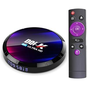 DQi-K 2023 H96MAX 4GB 64GB Android TV Box 13.0, android box Supporto Chip RK3528 2.4G/5.8G Wifi6 100M Ethernet LAN Bluetooth 5.0 3D/8K TV Box