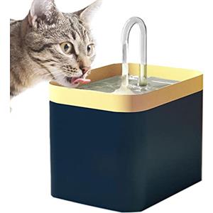 Aizuoni Distributore di acqua per animali domestici | Ciotola d'acqua per fontana automatica per gatti | Ciotola per fontana per gatti da 1,5 litri, fontanella per cani, distributore di acqua per più Aizuoni