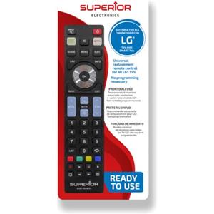 Superior Electronics Superior LG Replacement - Telecomando di ricambio universale compatibile con tutti i TV e SMART TV di marca LG - Pronto all'uso non richiede programmazione