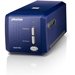 Plustek OpticFilm 8100 - Scanner per pellicole/diapositive da 35 mm con 7200 DPI e uscita a 48 bit. Pacchetto Silverfast SE Plus 8, supporto Mac e Windows