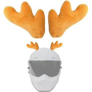 KORKUS 2 pezzi corna da diavolo corna di cervo per casco di Natale accessorio casco orecchie per sci moto snowboard casco corno di cervo