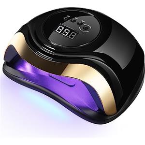 Aokyom Lampada Unghie a LED UV per Manicure e Pedicure,36LED Professionale con Automatico Sensore,Display LCD,4 Time da10s 30s 60s 99s per La Maggior Parte Dei Gel (Luxury-Black Gold)