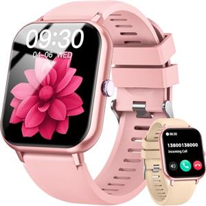 TAOPON Orologio Smartwatch Donna Sport con Fittness: Orologi Smart Watch Effettua o Risposta Chiamate con Cardiofrequenzimetro Pressione Sanguigna del SpO2 Sonno Contapassi IP67 Impermeabile per Android iOS