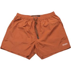 ZEGNA BOXER DA MARE IN MICROFIBRA ZEGNA 802 ARANCIO Uomo