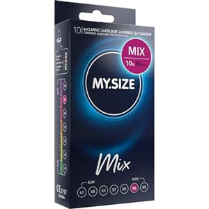 My.Size Mix Preservativi misura 3, 53 mm, confezione standard, 10 pezzi