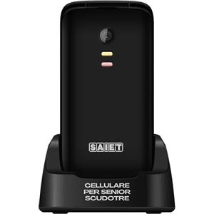 SAIET - Cellulare per Senior Facile e Intuitivo da Usare SCUDOtre - Telefono per Anziani Tasti e Caratteri Grandi - Cellulare Anziani Audio Amplificato e Tasto SOS - Blu