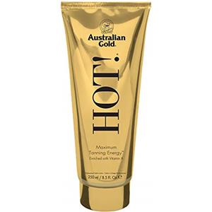 Australian Gold - Hot, Crema Antiossidante per pelli scure acceleratore di abbronzatura (250 ml)