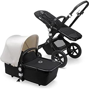 Bugaboo Cameleon 3 Plus - Passeggino tutti terreni 2 in 1, Nero/Bianco