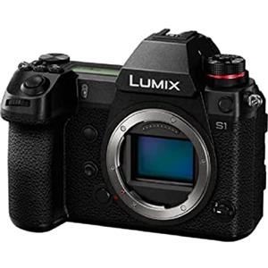 Panasonic Lumix DC-S1E-K Fotocamera Mirrorless Full Frame, Registrazione Video 4K 60p/50p con Flip Screen, Funzioni Video per Professionisti, Sensore CMOS 24.2MP, Solo Corpo Macchina, Nero