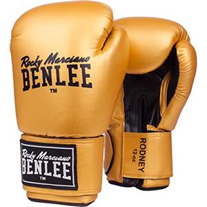 BENLEE Rocky Marciano Guantoni da boxe Training Rodney, Oro (Gold/Black), 12