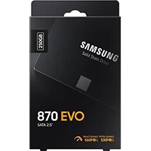 Samsung SSD 870 EVO, 250 GB, Form Factor 2.5