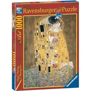 Ravensburger - Puzzle Klimt: Il Bacio, Art Collection, 1000 Pezzi, Puzzle Adulti