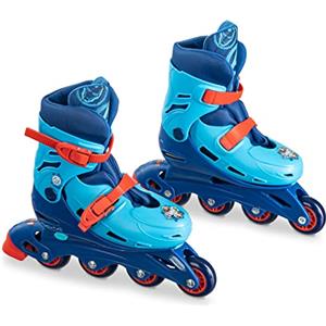 Mondo Toys - Design Avengers In Line Skates - pattini in linea regolabili - Ruote PVC - roller bambino / bambina - Size M / mis. 33/36 - 28253