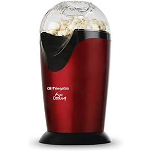 Orbegozo- Macchina per popcorn portatile, modello PA 4226, colore rosso e nero metallizzato, 1200 W