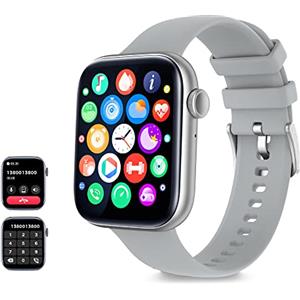 AMZSA Smartwatch Effettua e rispondi alle chiamate, orologio di 120+ Modalità Sport Salute Fitness Tracker Quadranti personalizzati per telefoni Android Compatibile con ios per uomo Donna