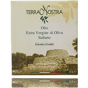 TerraNostra OLIO EXTRAVERGINE D'OLIVA IN BAG IN BOX DA 2 LT / 3 LT / 5 LT - 100% ITALIANO - ESTRATTO A FREDDO (Amabile/Delicato, 3 LT)