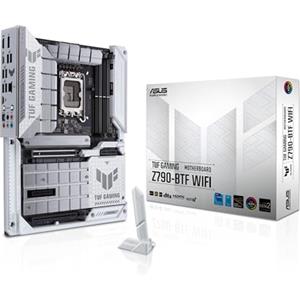 ASUS TUF GAMING Z790-BTF WIFI Scheda madre Intel (LGA 1700) ATX, PCIe 5.0, 4 slot M.2, DDR5, Ethernet 2,5 Gb, Wi-Fi 7, HDMI, DisplayPort, USB 20 Gbps Type-C, Thunderbolt 4, Aura Sync, AEMPII, Bianco
